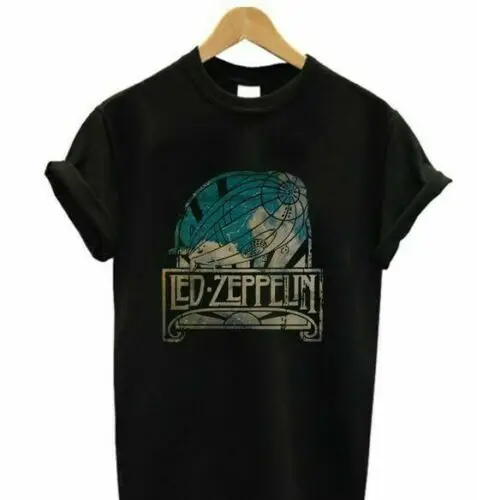 

led zeppelin -t-shirt-men-fashion-funn T Shirt Black new S-233XL Z734