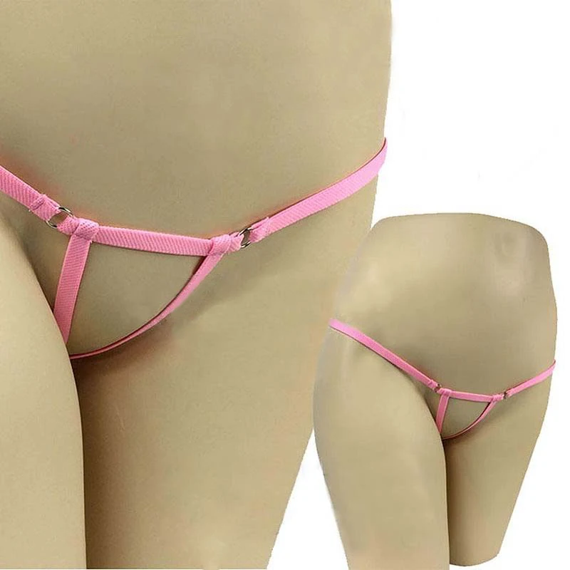 

Hot Sexy Thongs Exotic Crotchless Mini Micro G Strings Women Open Crotchless Hollow Out Panties Tangas T Back Underwear Lingerie