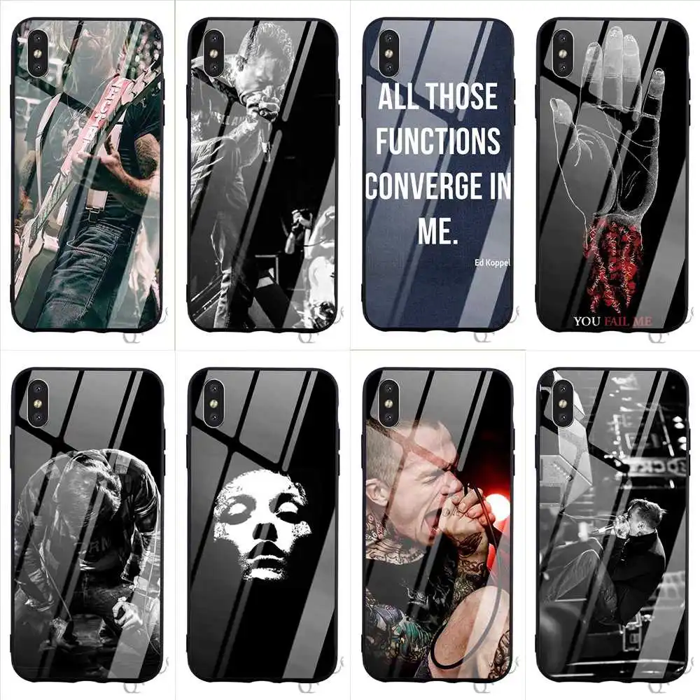

Hybrid Converge Band Tempered Glass Phone Case for iPhone 6S Plus Cover 8 XR X 7 6 5 5S SE Xs Max 11 pro TPU