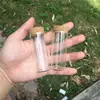 50 pcs 30x75 mm 35ml Flat Bottom Glass Tube Bottles With Corks Empty Scented Tea Little Jars Decorative Vials New Arrival 2