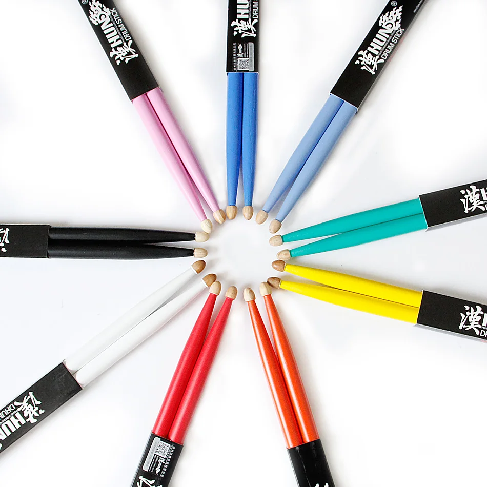 HUN drumsticks 5A drum stick drum hammer Multicolor USA Walnut Matte paint