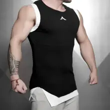 Новинка, мужская летняя майка с бретелями без рукавов, мужской топ на бретелях, одежда для спортзала, бодибилдинг, майка, спортивная одежда, майка для фитнеса