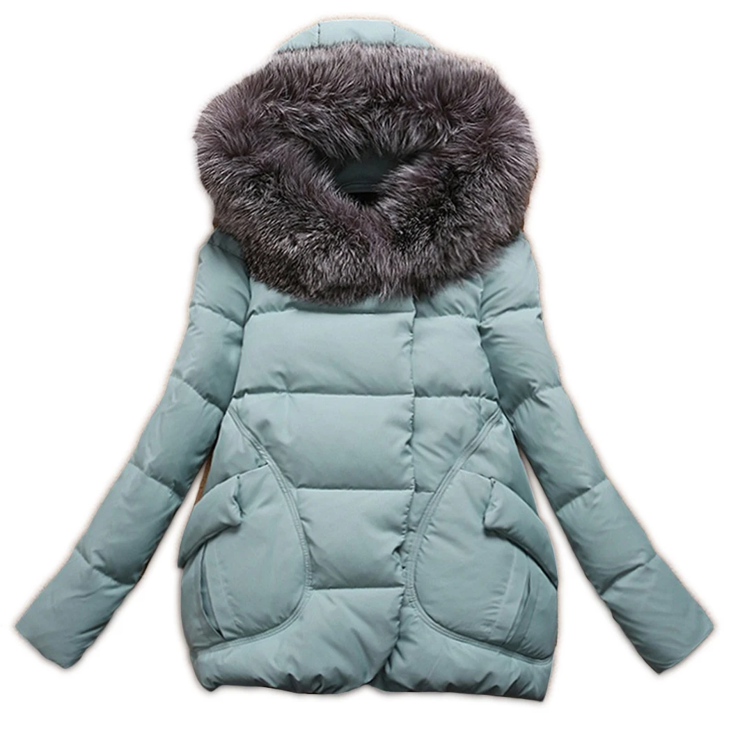 2018 Hiver Coton Ouatée Turquoise Long Veste pink À Automne Manteau Mince pantone Q4 De Femmes Black Rembourré Femelle Capuchon Col Parkas Fourrure red Survêtement Prq5wxtPg