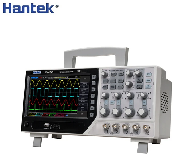 Цифровой осциллограф Hantek DSO4084B Benchtop 80 МГц 4 канала USB ПК ЖК Осциллограф портативный