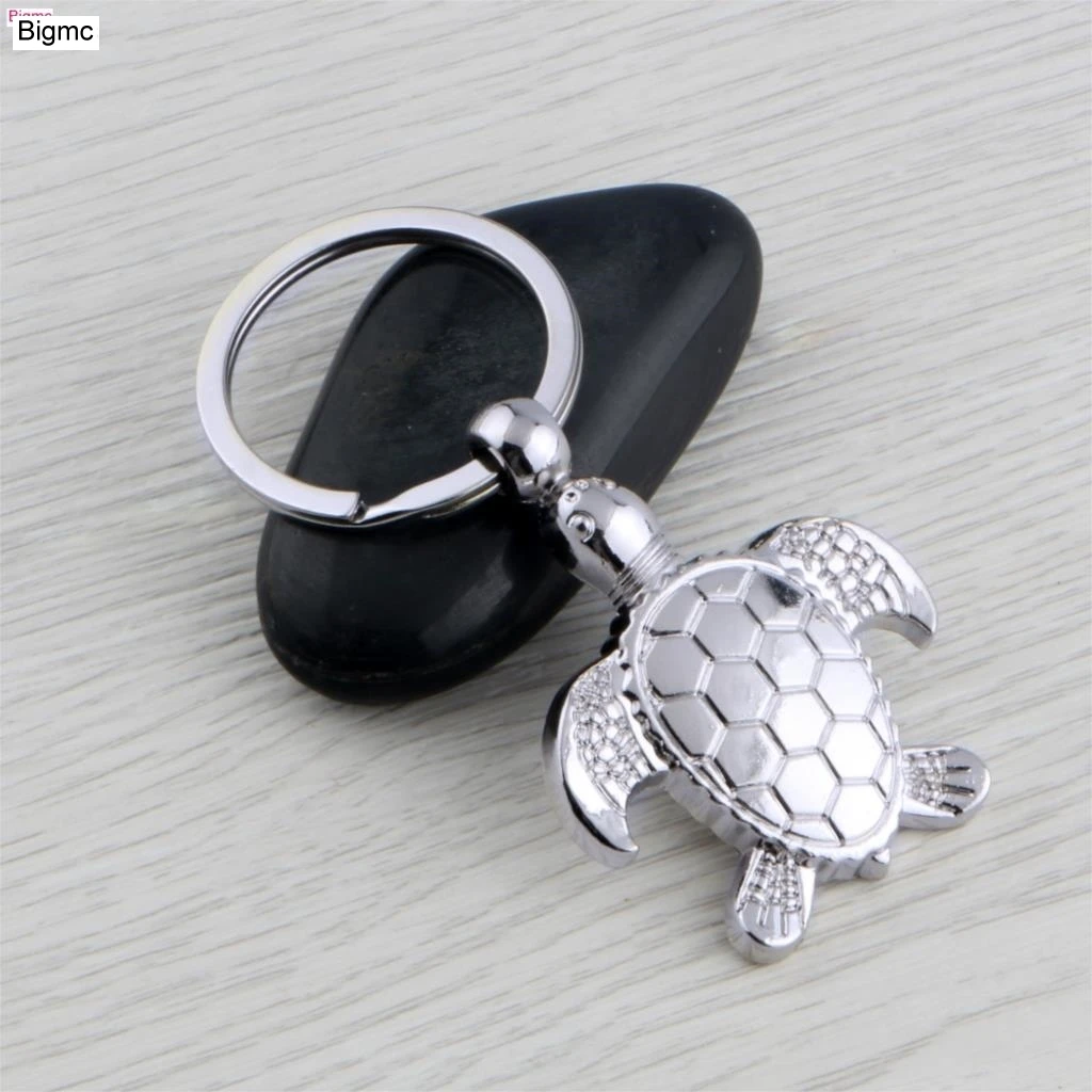 

Tortoise Key Chain - New Fashion personality Animal Pendant Car Key Holder simulation Sea turtle Keychain Bag jewelry K1736