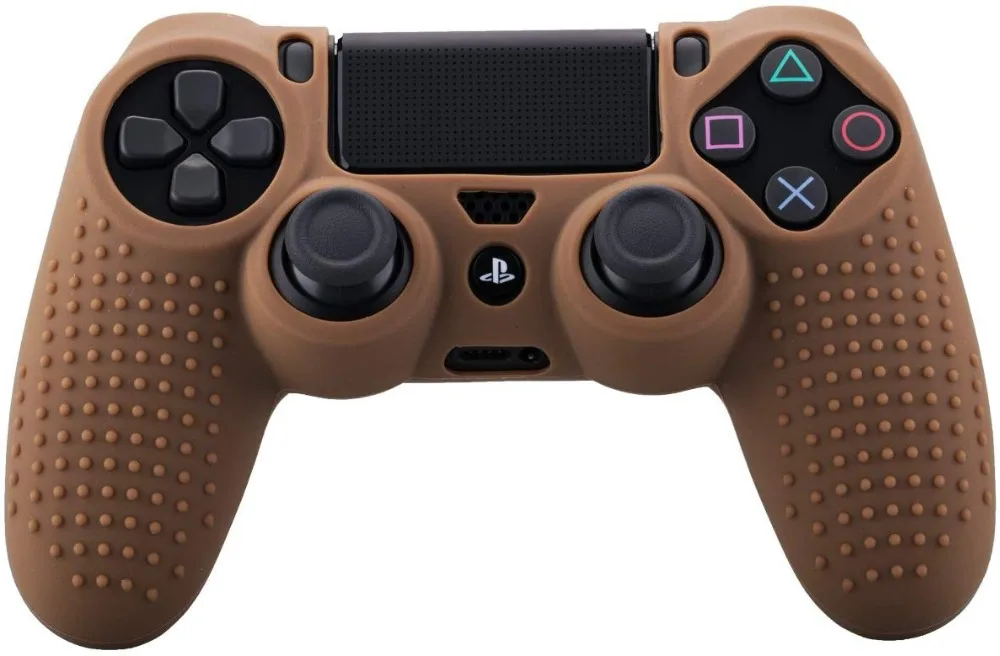 YOTEEN для Dualshock 4 чехол с шипами в горошек силиконовый резиновый гелевый Чехол для sony PS4 Slim/Pro Чехол для контроллера красный синий