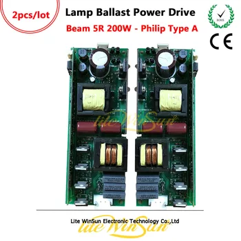 

Litewinsune 2PCS FREE SHIP Generic Lamp Ballast Power Board for Beam 5R 200W Moving Head Lamp