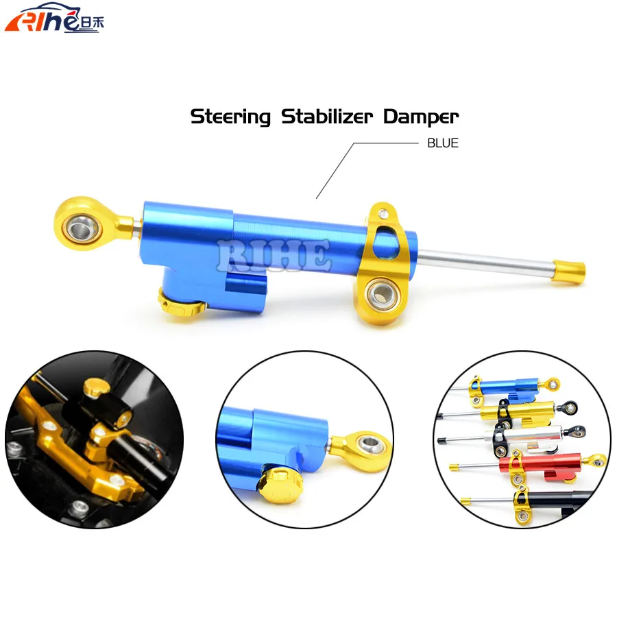 Steering Damper Universal Motorcycle CNC Stabilizer Linear Reversed