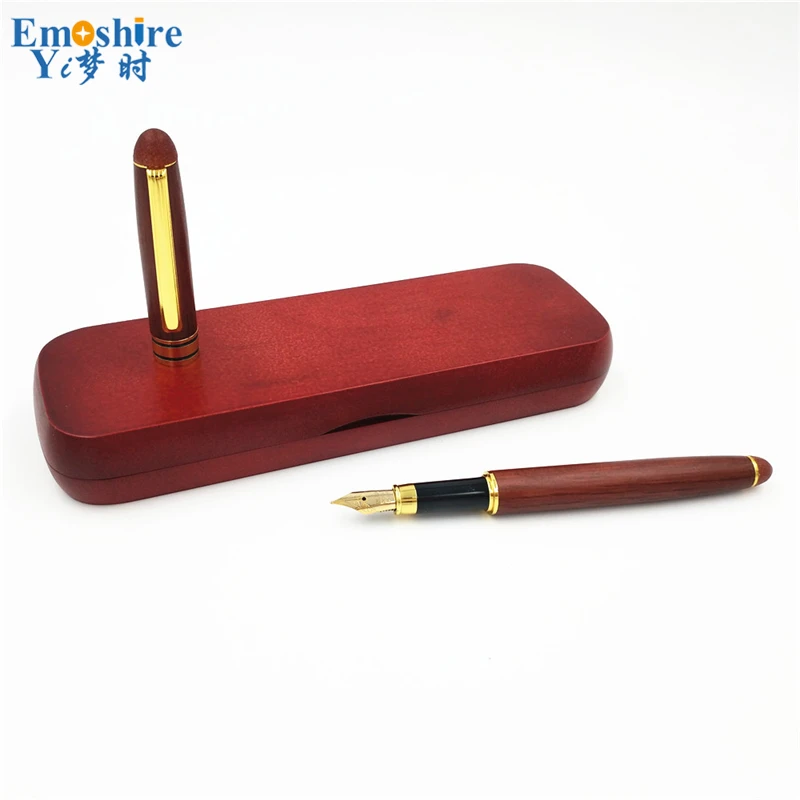Emoshire Fountain Pen Gift Set Wooden Pen Box and Cufflinks for Man (5)