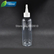 180 мл прозрачные Пластик многоразового использования, пустые бутылки с дозатором для бутылки соуса бутылочки с шампунем 10 шт./лот ZH1225