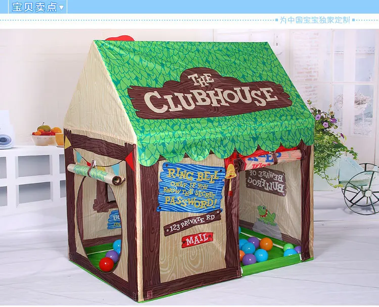 Новый печать детская игрушка палатка Обувь для мальчиков игра дом принцессы палатка Club House палатка Пул