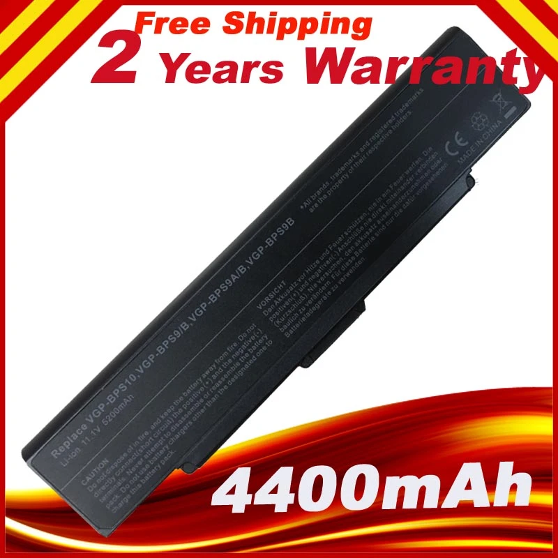 Vgpbps9/b Laptop Battery For Sony Vaio Bps9 Vgpbps9 Vgpbps9a/b Vgp