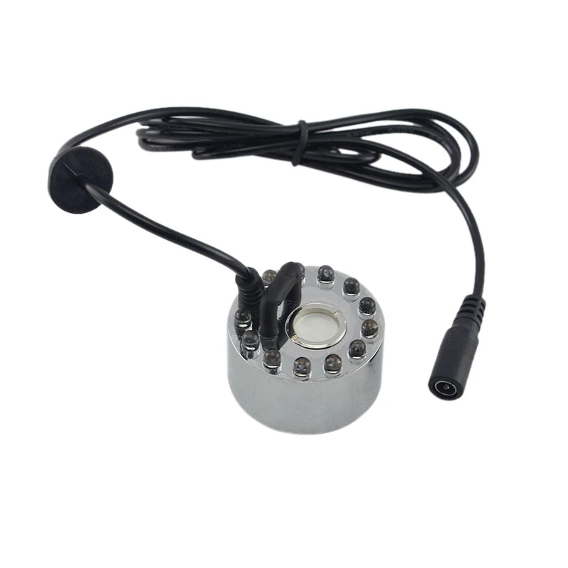Tenozek 12-LED Ultrasonic Atomizer Mist Fog Maker for Water Fountain Pond Tenozek 12-LED Ultrasonic Atomizer Mist Fog Maker for Water Fountain Pond