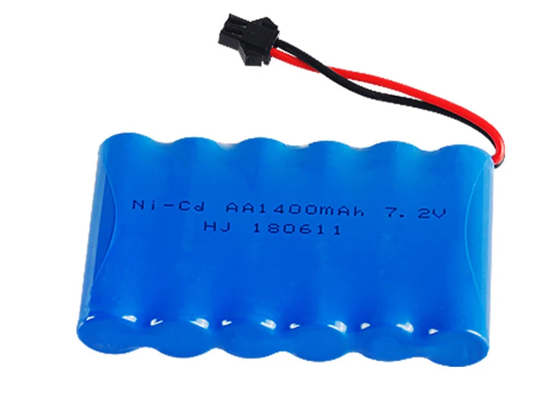 7,2 v 1400mah аккумуляторная батарея 7,2 v батарея 6* AA NIMH батарея для дистанционного управления электрические игрушки автомобили лодки освещение 1 шт