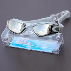 C147 высокой четкости очки для плавания Водонепроницаемый Анти-туман анти-ультрафиолетового очки для плавания обувь для мужчин и женщин