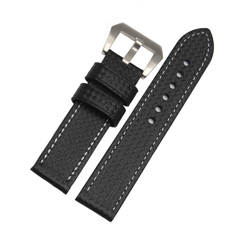 Ремешок из углеродного волокна для часов водонепроницаемый браслет ручной