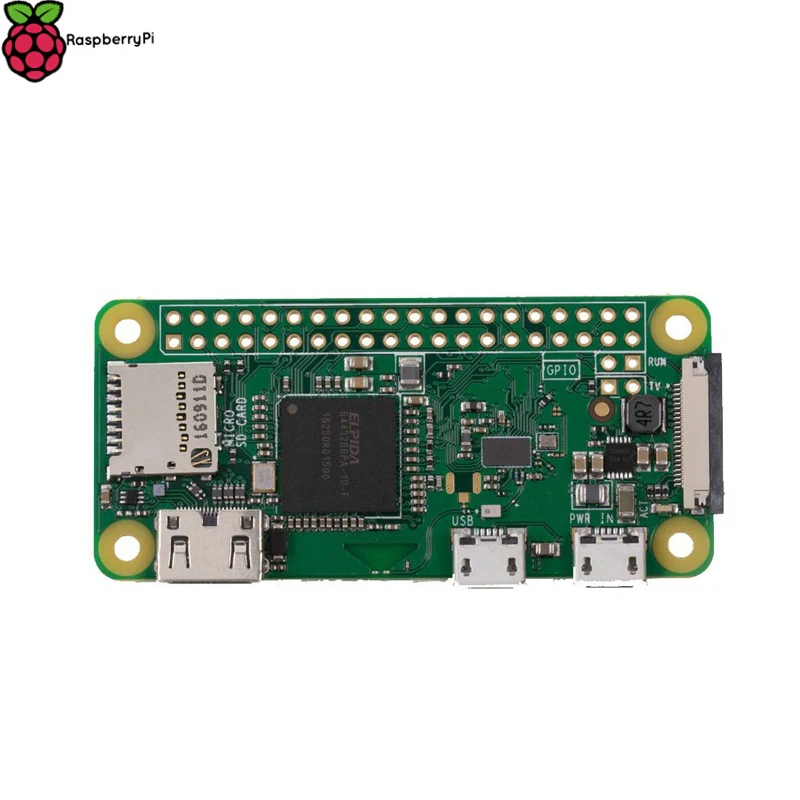 Новейший Raspberry Pi Zero W беспроводной Pi 0 с Wi-Fi и Bluetooth 1 ГГц cpu 512MB ram Linux OS 1080P HD видео выход