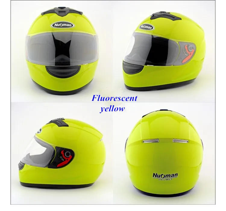 EE Поддержка унисекс Мужской Женский мотоциклетный шлем полное лицо анти-туман защитный шлем четыре сезона общие шлемы с теплым шарфом - Цвет: Fluorescent yellow