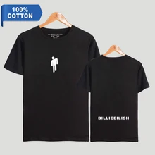 FRDUN для мужчин и женщин, хлопок, с принтом Билли эйлиш,, горячая Распродажа, летние футболки с короткими рукавами, большие размеры 4xl