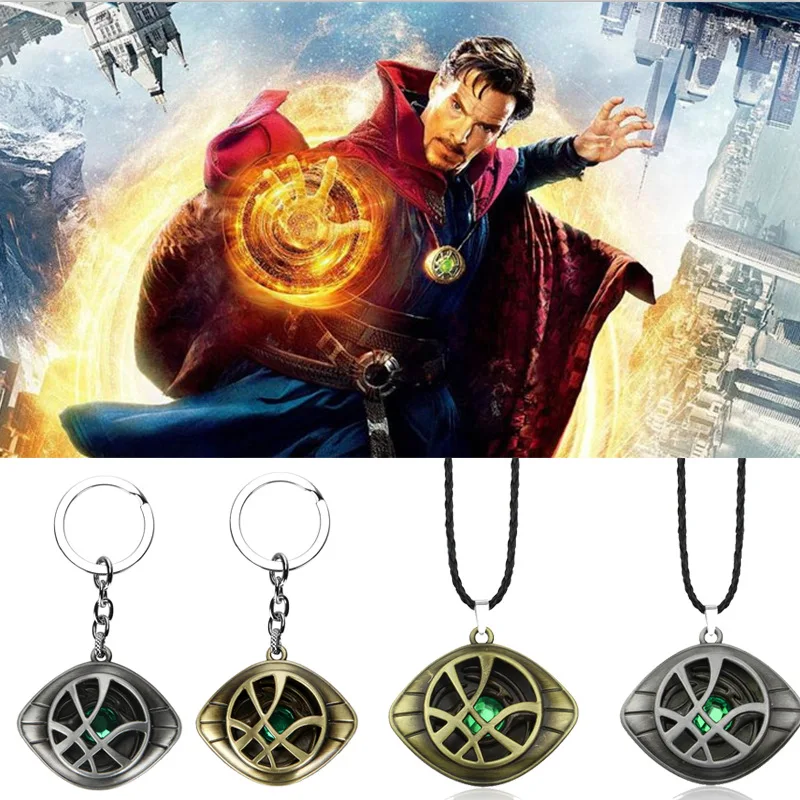 Ожерелье Avengersed Doctor странная война бесконечности с камнями Брелок фигурка модели