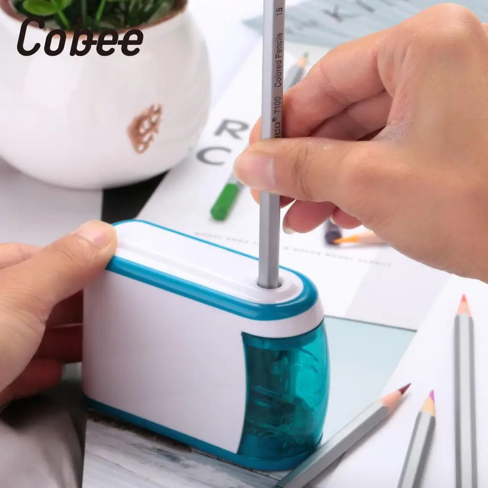 

School Home Office Desktop Automatic Touch Switch Electric Pencil Sharpener Student School Supplies Office