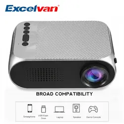 Excelvan YG320 PK YG300 ЖК-проектор для домашнего кинотеатра проектор для 1080p Full HD проектор с USB HDMI AV видеопроектор