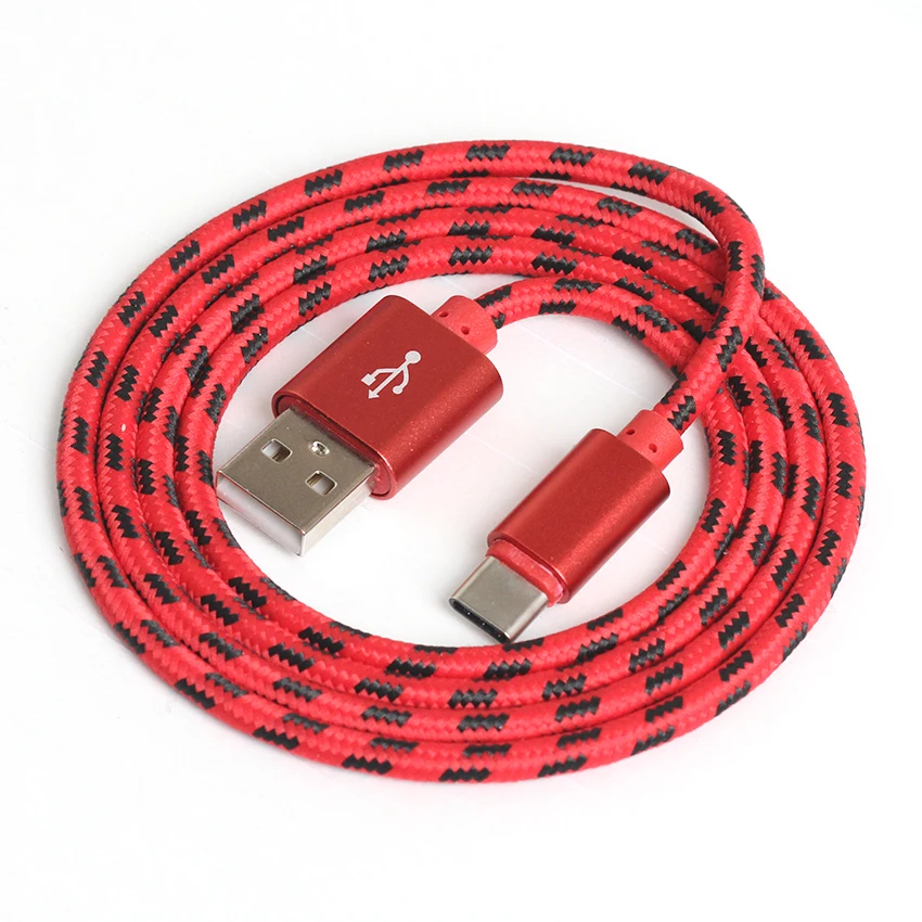US $309.20 Stylish Nylon Fiber Lattice Braid New Long Charging Data Cable 8PinTypeC5pin Android To USB For Iphone Samsung 1 2 3 M 500pcs