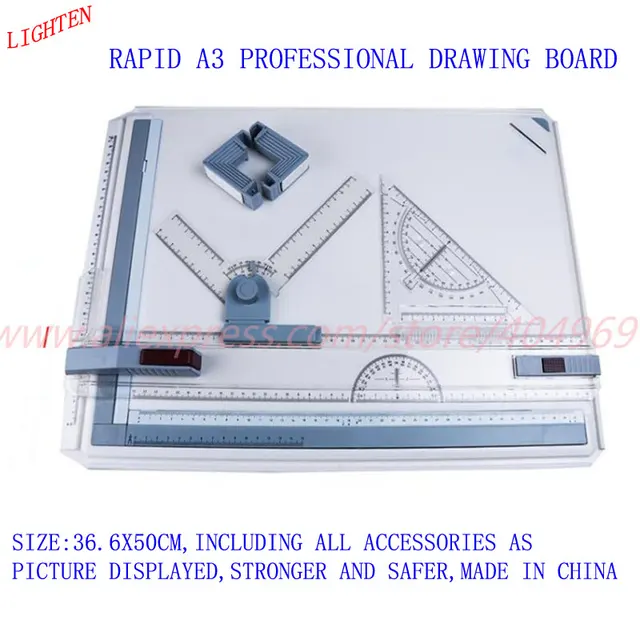 Resale and wholesale professional A3 rapid drawing board A3 size,double
