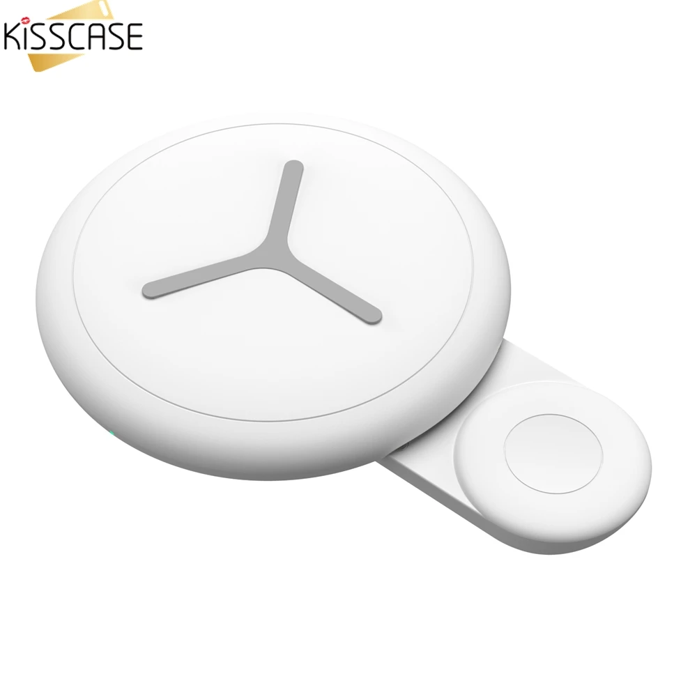 KISSCASE QI Беспроводное зарядное устройство для iPhone Huawei Быстрая зарядка Samsung Galaxy Xiaomi