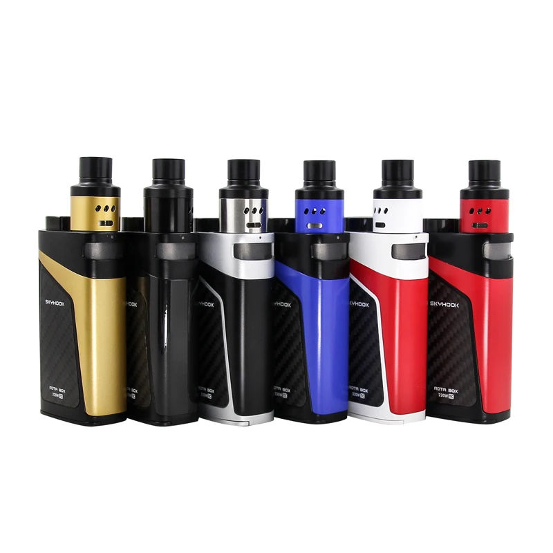 

100% Original Smok Skyhook RDTA Box Kit 220w SKYHOOK BOX Mod with 9ml SMOK Skyhook RDTA Tank VS SMOK Alien 220W KIT