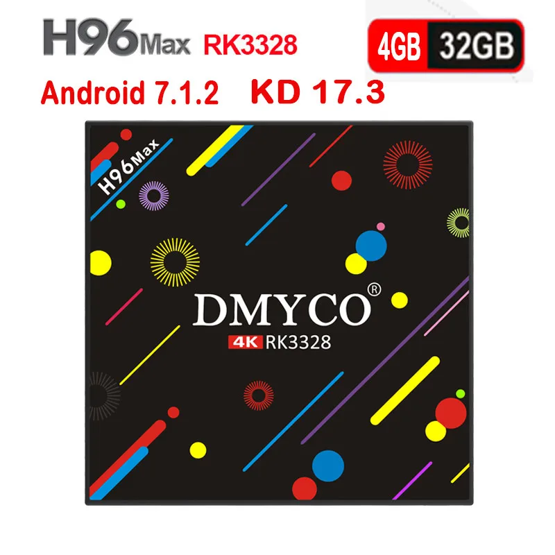 

Android 7.1 TV Box H96 MAX H2 DDR3 4GB ROM 32GB RK3328 Quad-Core 4K HDR WIFI Smart Media Player H.265 HDMI USB 3.0 Set-top Box