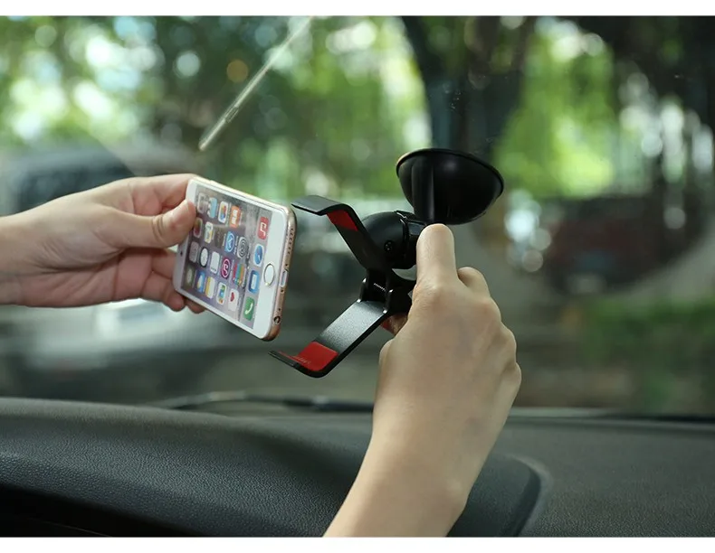 Hotr Универсальный автомобильный держатель на лобовое стекло Авто Автомобильный держатель для телефона на магните для iphone 6 7 7 плюс подставка оконное крепление подвес для Samsung s9 gps держатель