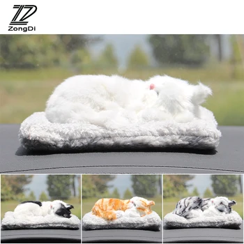 

ZD 1X Pet Bamboo charcoal bag Simulation cat and dog For Peugeot 307 206 407 Mitsubishi asx outlander Mazda 3 6 cx-5 accessories