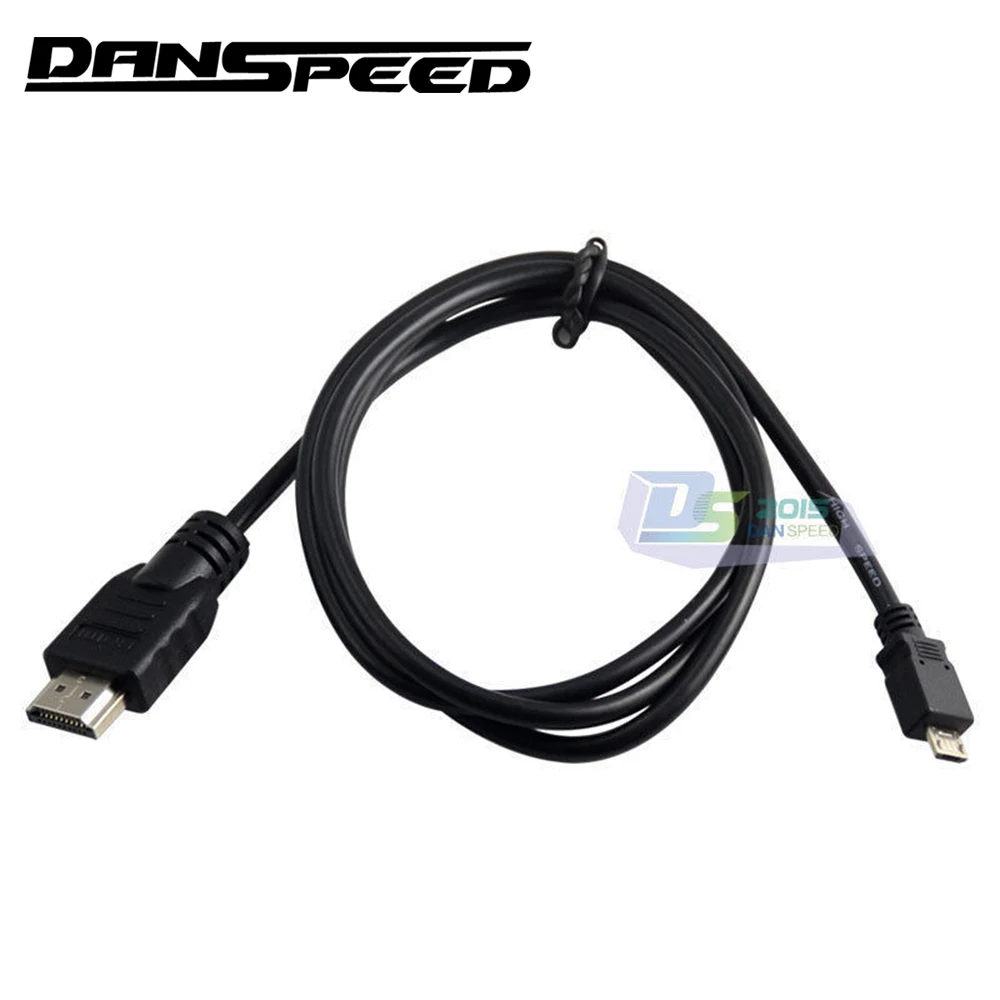 DANSPEED 1 м 3 фута Micro-HDMI Кабель-адаптер USB 2,0 Micro Male-Male M/M HDMI V1.4 подключение ТВ ПК к мобильному телефону кабель