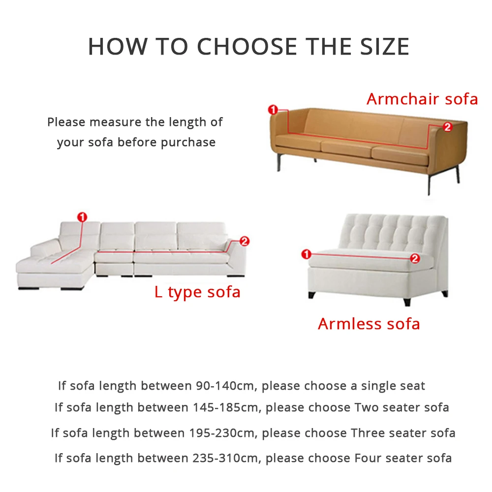 Эластичный чехол для дивана из мебель протектор 1/2/3/4-seater На Двоих Секционный Диван Чехлы для Гостиная