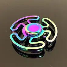 Круговой лабиринт Непоседа Spinner Металлический Радужный Дракон палец руки блесны аутизм СДВГ фокус беспокойство снятия стресса SZJD