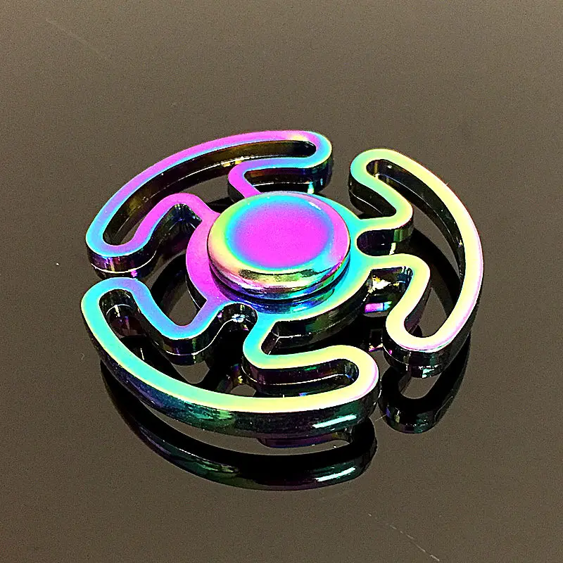 

Circular labyrinth Fidget Spinner Metal Rainbow Dragon Hand Finger Spinners Autism ADHD Focus Anxiety Relief Stress SZJD