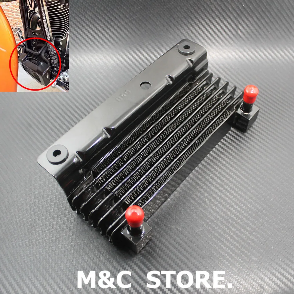Oil Cooler Device Cooling Radiator Fit For Harley Touring Road King Road Glide