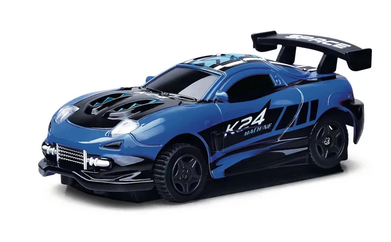 8 см MIINI RC забирающаяся на стены машинка игрушки для Для маленьких мальчиков подарок - Цвет: Синий
