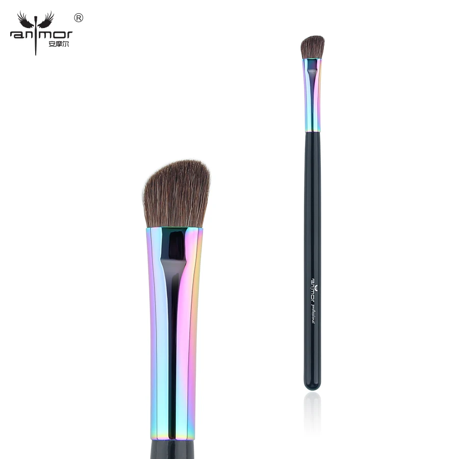 

Anmor Pure Horse Hair Angled Eye Shading Brush Professional Eyeshadow Makeup Brushes CFCB-E04