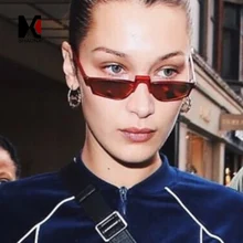 Женские очки shauna маленькие прямоугольные солнцезащитные очки популярные мужские желтые тонированные линзы очки UV400