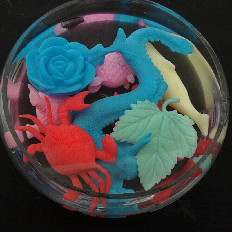 

Color Random 20pcs Children Suck Water Sea Baby Swelled Toys In The Ocean Stall Hot Selling Bubble Water Toys Wholesale