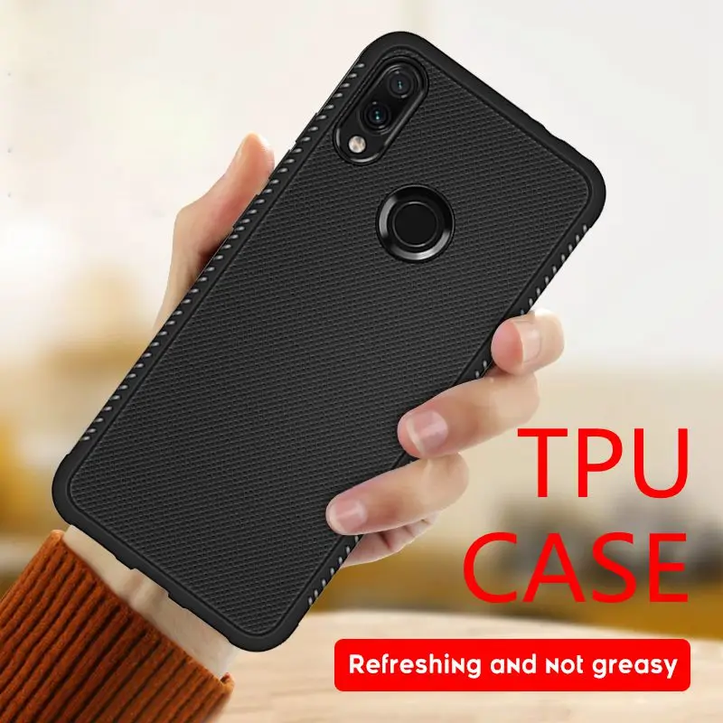 

Soft TPU Shockproof Cover For Redmi Note 7 6 5 Pro 4X 4A 6A 5A 5 6 Slim Matte Cover For Xiaomi Mi A2 lite Back Cover Coque