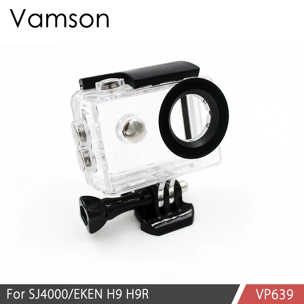 Vamson eken H9R wifi камера чехол для SJ4000 для SJCAM 40 м Дайвинг Водонепроницаемый Корпус чехол Аксессуары