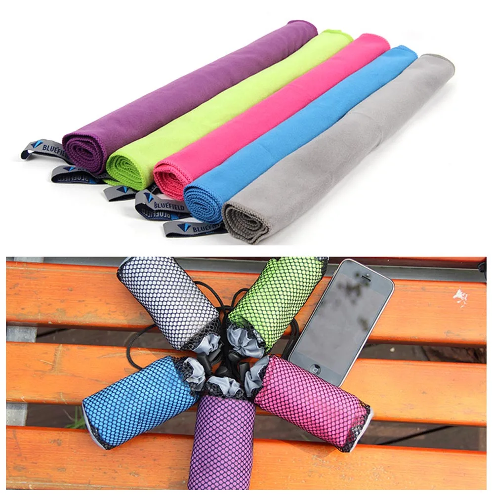30 x 70cm Microfiber Towel Absorbent Drying Beauty Sport Travel Gym Camping Soft
