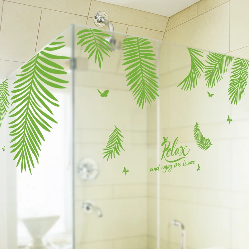 Dreamarts Customized Palm Tree Leaves Wall Sticker Vinyl ...