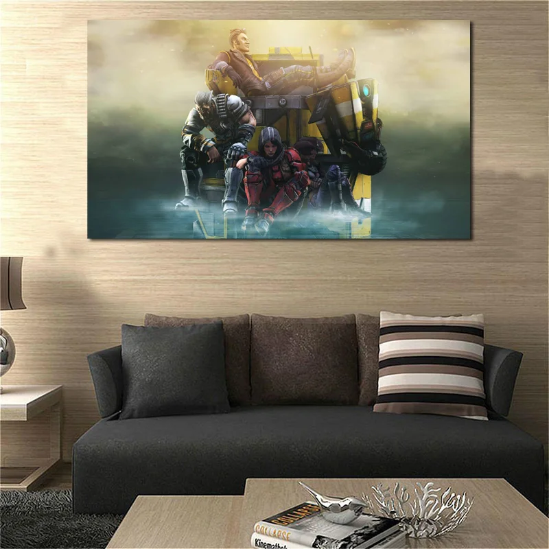 Borderlands Game Ultra Hd Wallpaper Canvas Painting Prints Bedroom