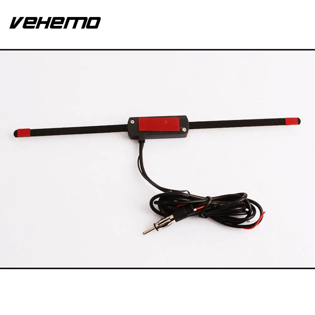 

Amplified Car Window Mount Audio Stereo AM FM Radio Antenna High Sensitivity