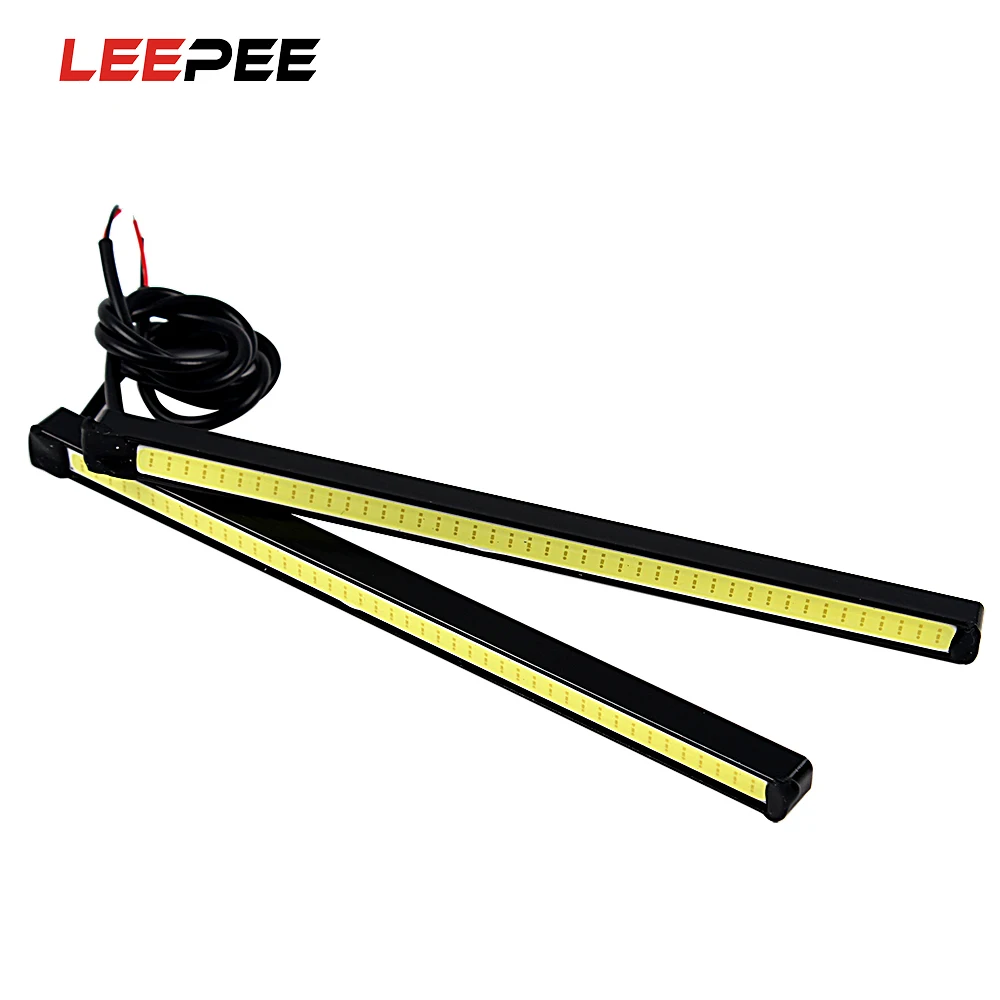 

2Pcs 15.5cm COB Daytime Running Lights LED Car DRL Driving Lamp Car-styling DC 12V White Light Super Bright Universal