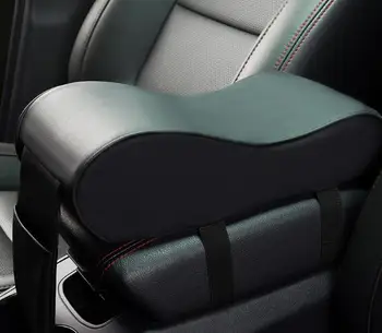 

Auto Arm Rest Seat Mat Vehicle Protective Memory Cotton Armrest Box Universal Car Armrest Pad PU Memory Foam Console Cushion Pad
